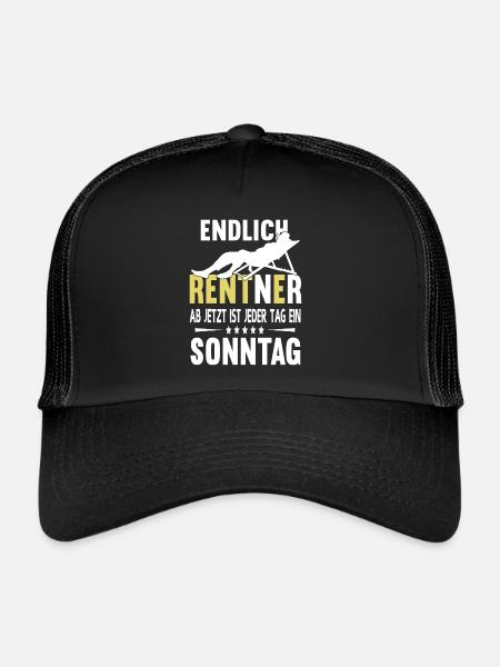 Colleagues Pensioners Pension Start of Retirement - Trucker Cap - black/black
