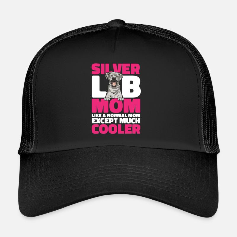 Silver Labrador Retriever Silver Lab Trucker Cap