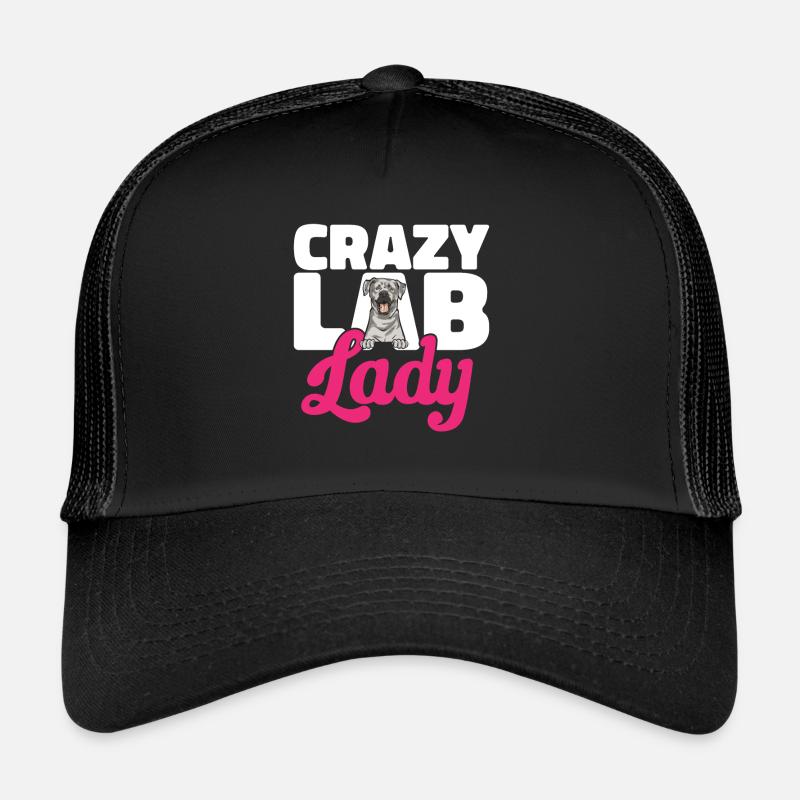 Silver Labrador Retriever Silver Lab Trucker Cap