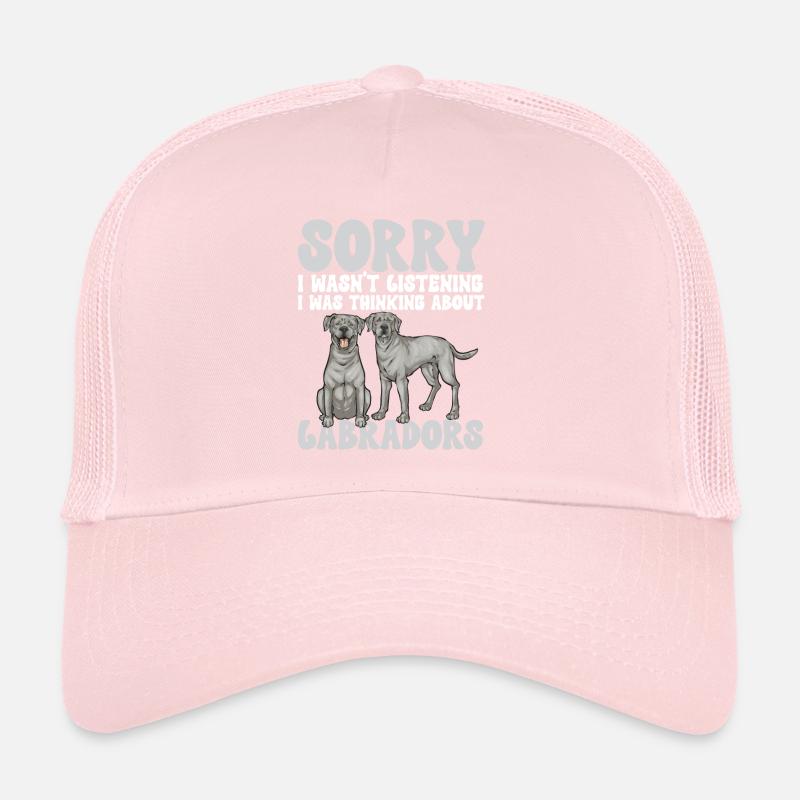 Silver Labrador Retriever Silver Lab Casquette trucker 