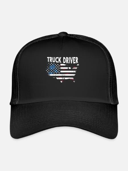 LKW Fahrer - Trucker Cap - Schwarz/Schwarz