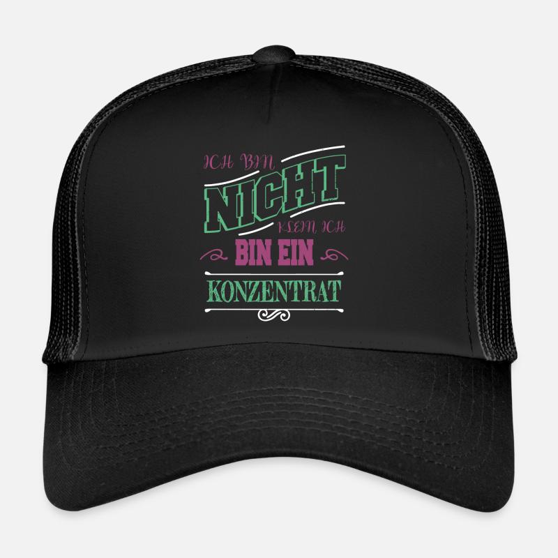 sarkastisch selbstliebe narzissmus lustiger spruch - Trucker Cap - Schwarz/Schwarz