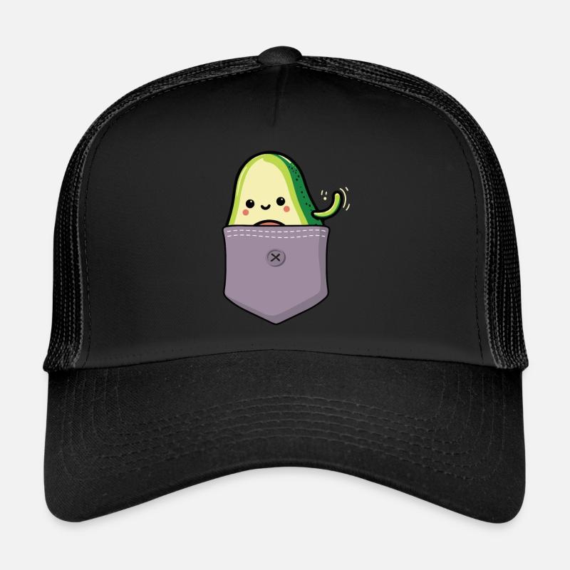 Avocado Guacamole Vegan Geschenk Trucker Cap