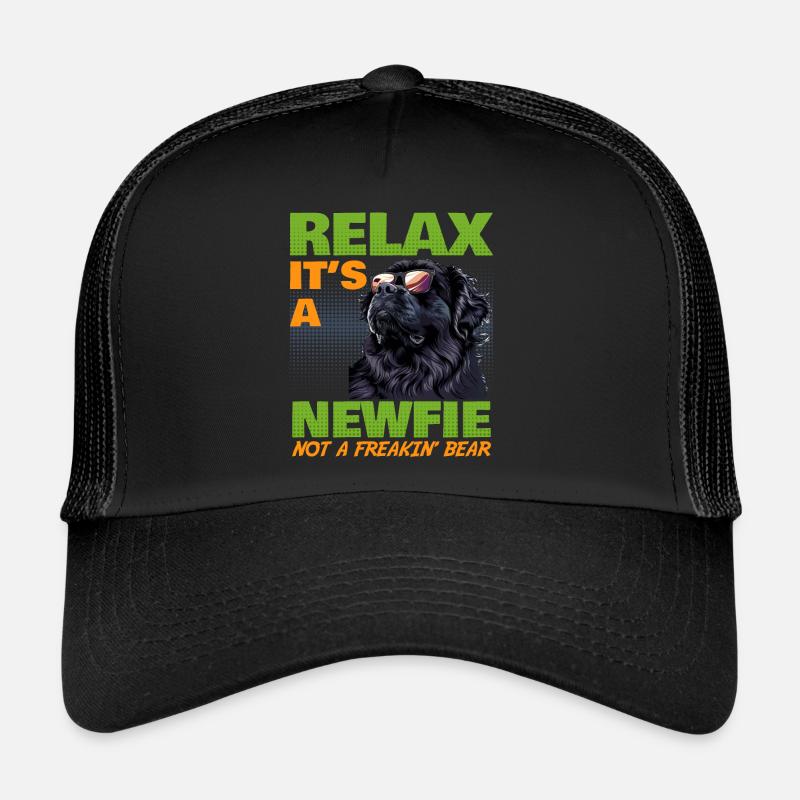 Terre-Neuve DÉTENDEZ-VOUS, C’EST UN DÉBUTANT, PAS UN OURS Casquette trucker 