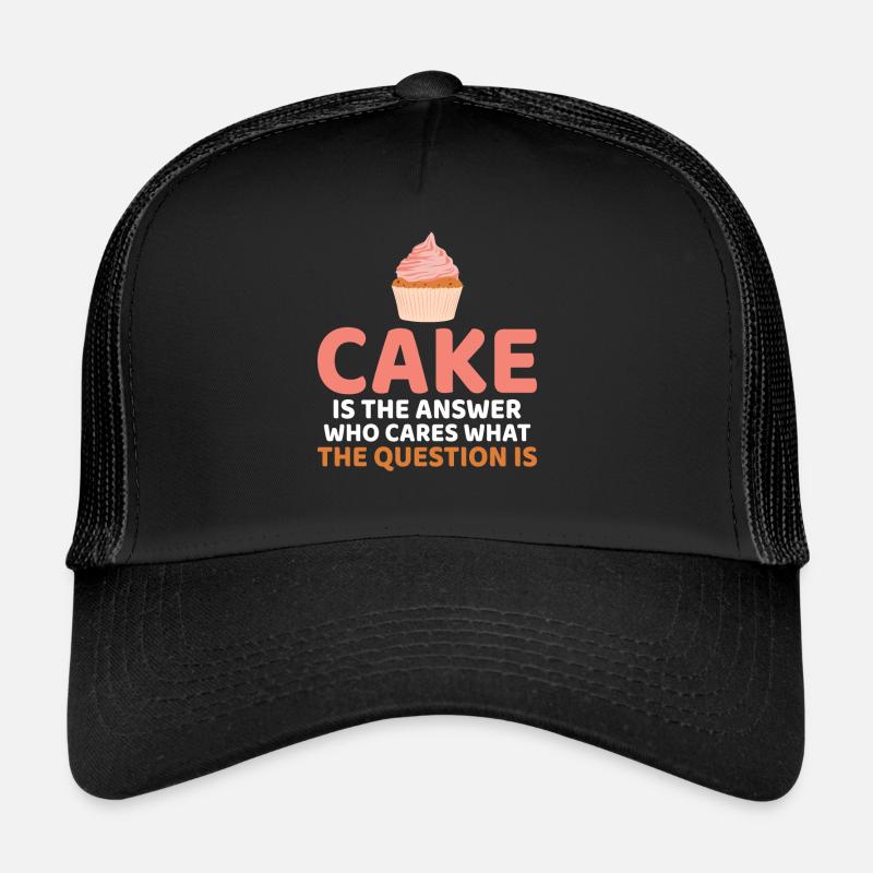 Cake Lover Cake Gift Trucker Cap