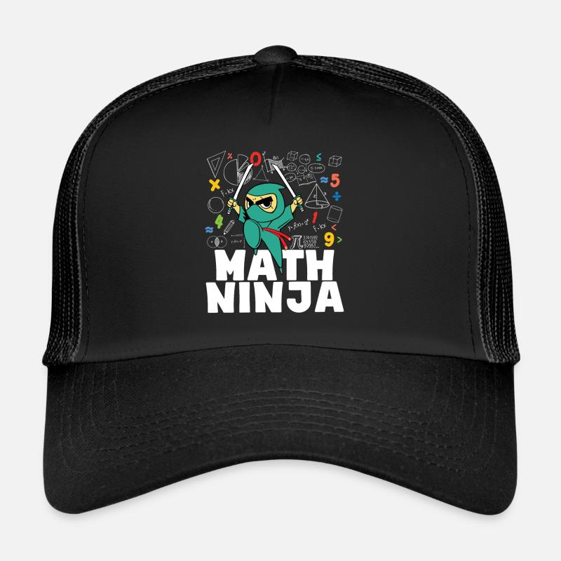 Drôle Math Ninja Mathématiques Geek Nombres Casquette trucker 