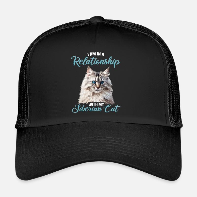 Siberian Cat Sibirische Katze Trucker Cap
