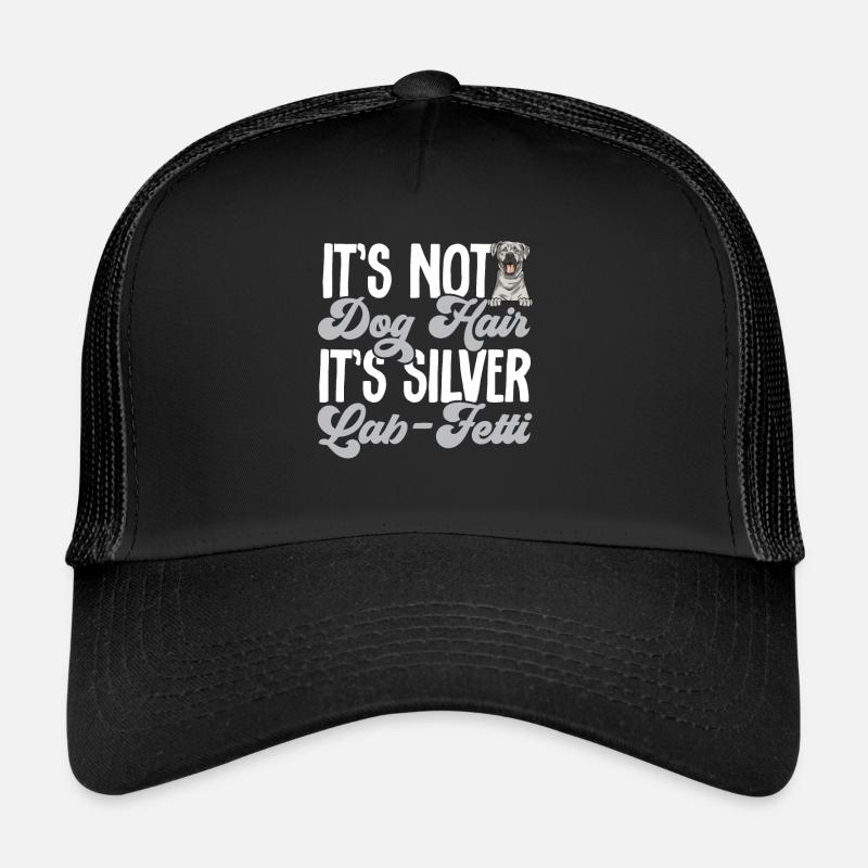 Silver Labrador Retriever Silver Lab Trucker Cap
