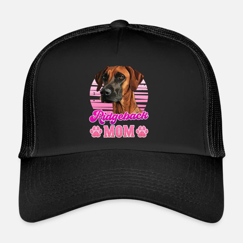 RIDGEBACK MOM Rhodesian Ridgeback chien maman Casquette trucker 