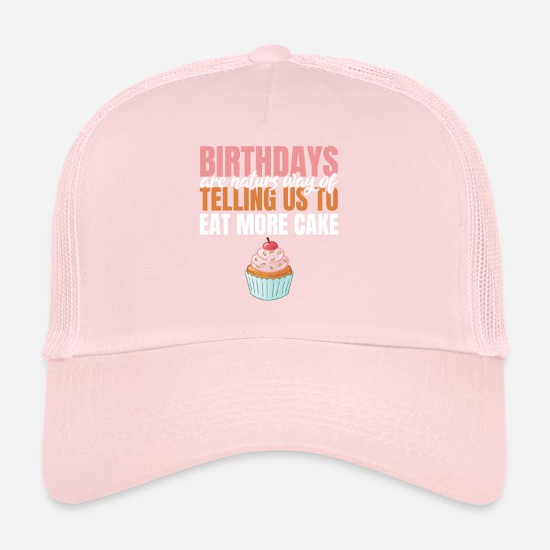 Cake Lover Cake Gift Trucker Cap