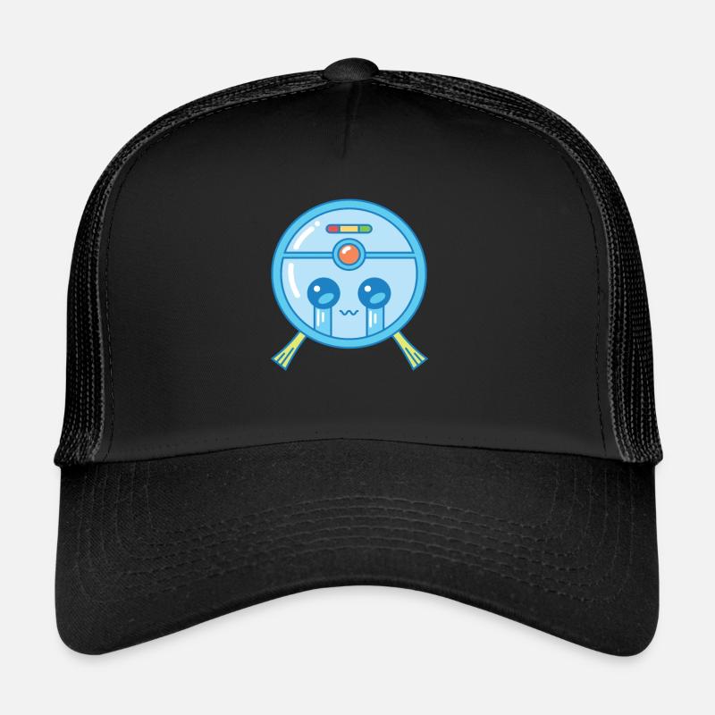 Trauriger Saugroboter Staubsauger Kawaii Trucker Cap
