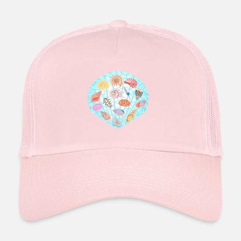 Tropical seashell Trucker Cap