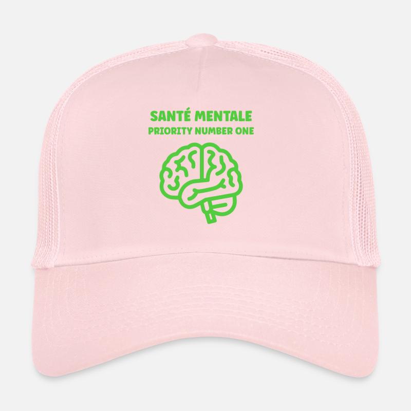 sensibilisation santé mentale Casquette trucker 