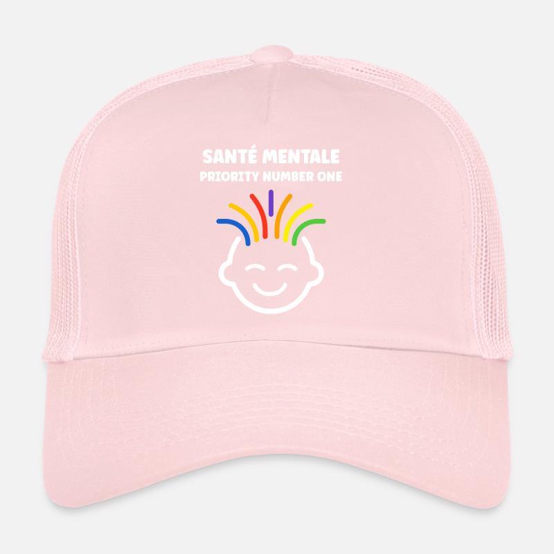 sensibilisation santé mentale Casquette trucker 