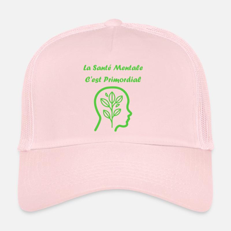 sensibilisation santé mentale Casquette trucker 