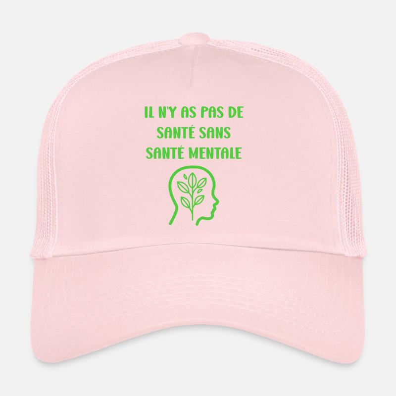 sensibilisation santé mentale Casquette trucker 