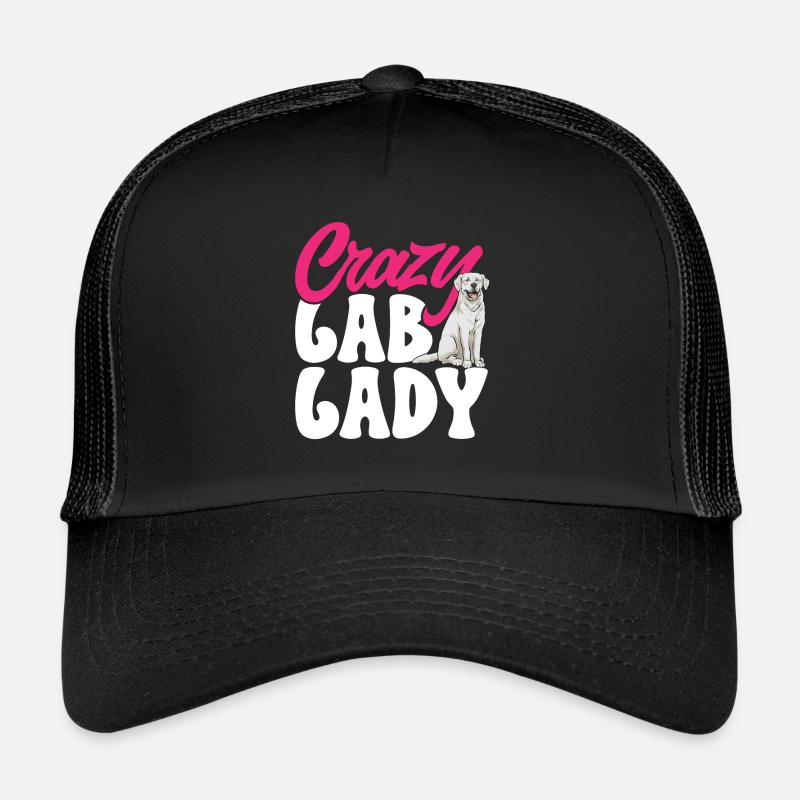 Weißer Labrador Retriever Weißer Lab Trucker Cap
