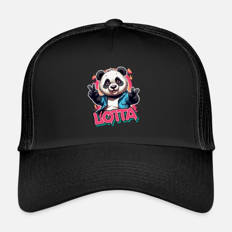 LOTTA - Beau nom de fille avec panda cool Casquette trucker 