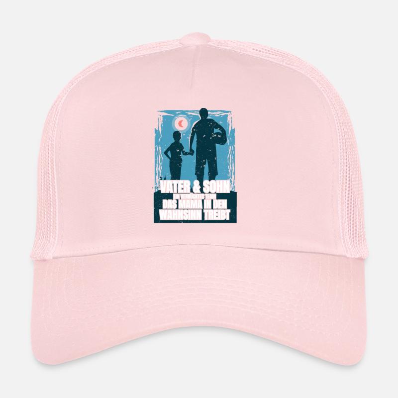 Father & Son a Crazy Team Partner Look Trucker Cap