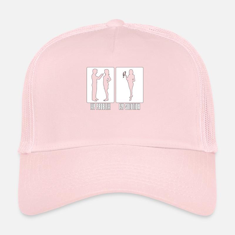 African Grey Parrot My Problem My Pictogram Mom Trucker Cap