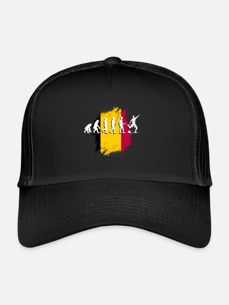 Belgique Belgique Belgique Belgique Bruxelles Football - Casquette trucker  - noir/noir - Devant