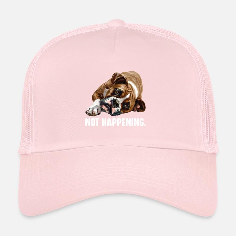 German Boxer OUT OF THE QUESTION Funny Trucker Cap