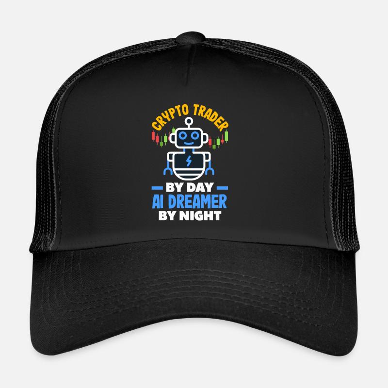 Crypto-monnaie AI et crypto passionné de Blockchain Casquette trucker 