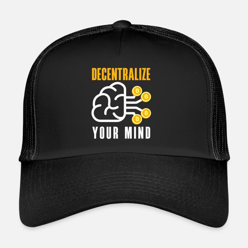 Cryptocurrency AI & Crypto Enthusiast Blockchain Trucker Cap