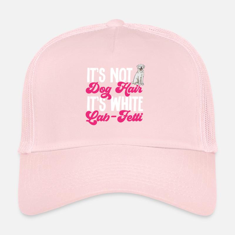 White Labrador Retriever White Lab Trucker Cap