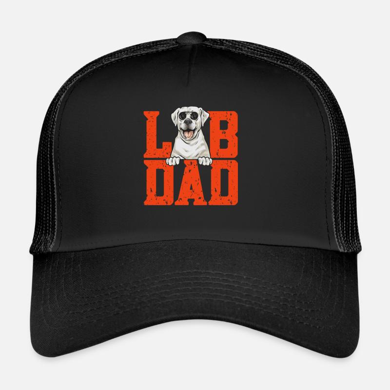 Weißer Labrador Retriever Weißer Lab Trucker Cap