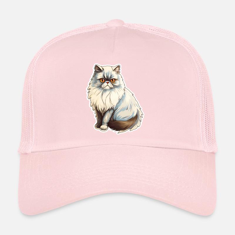 Chat persan Casquette trucker 