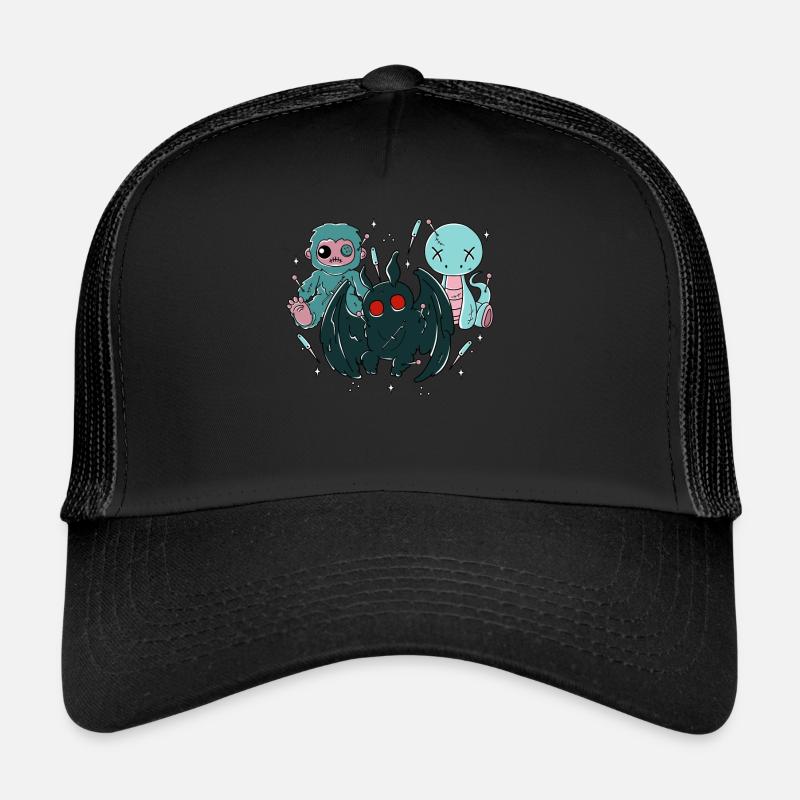 Kawaii Pastel Goth Cryptids Trucker Cap
