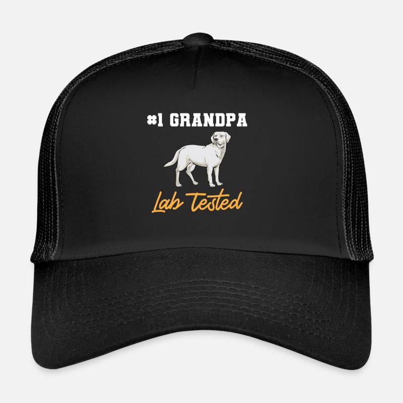 Weißer Labrador Retriever Weißer Lab Trucker Cap