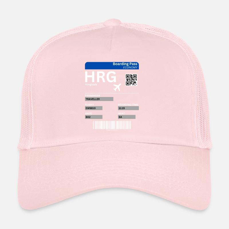 Hurghada Egypt Flight Ticket Holiday Idea Trucker Cap