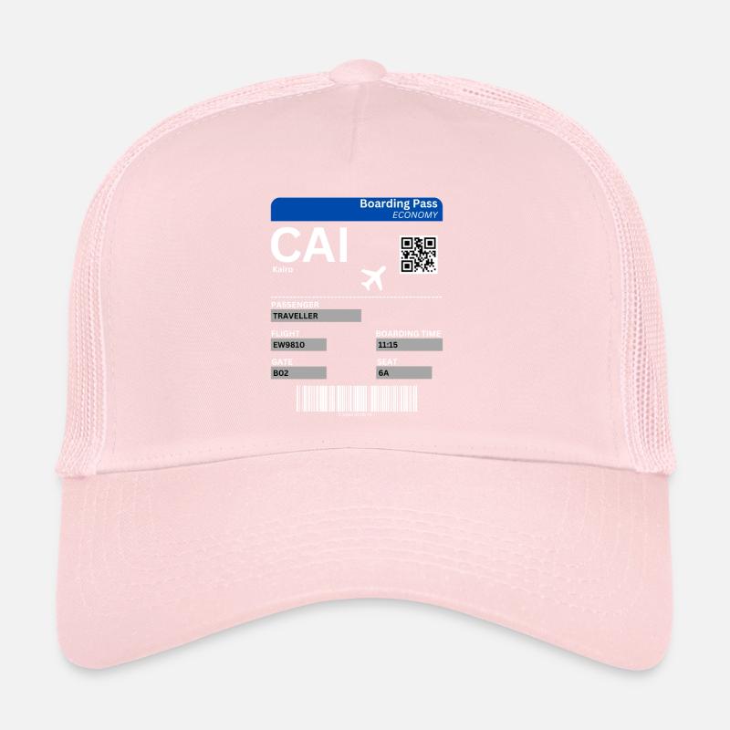 Cairo Egypt Flight Ticket Cairo Holiday Idea Trucker Cap