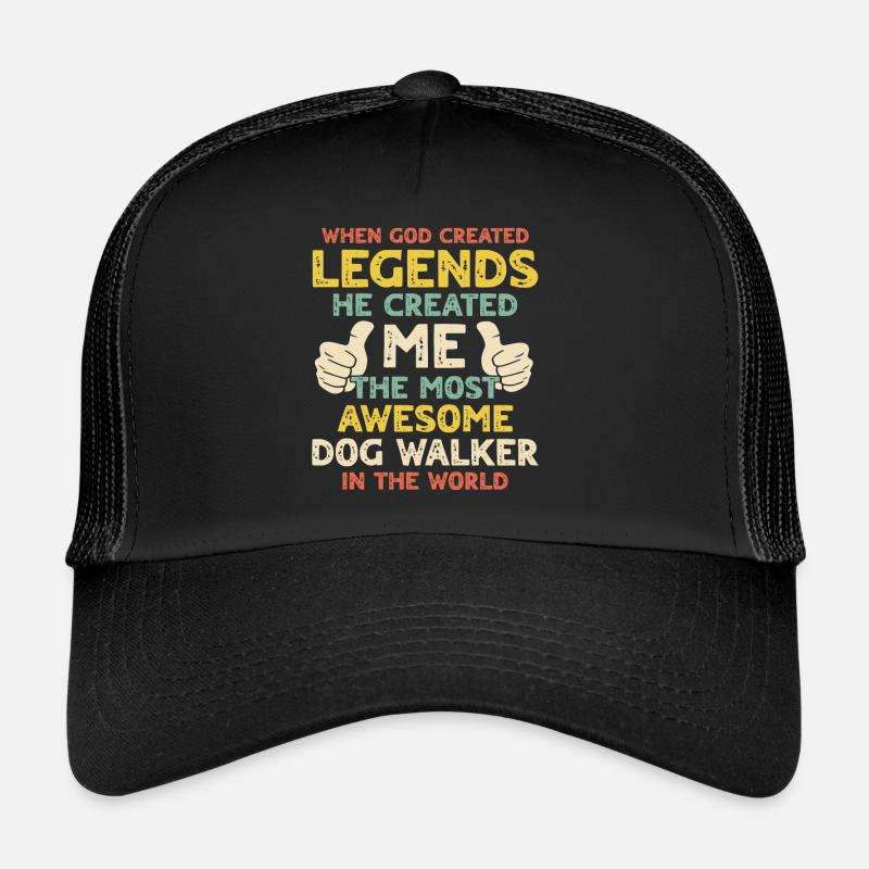 Promeneur de chiens Hundegänger Casquette trucker 