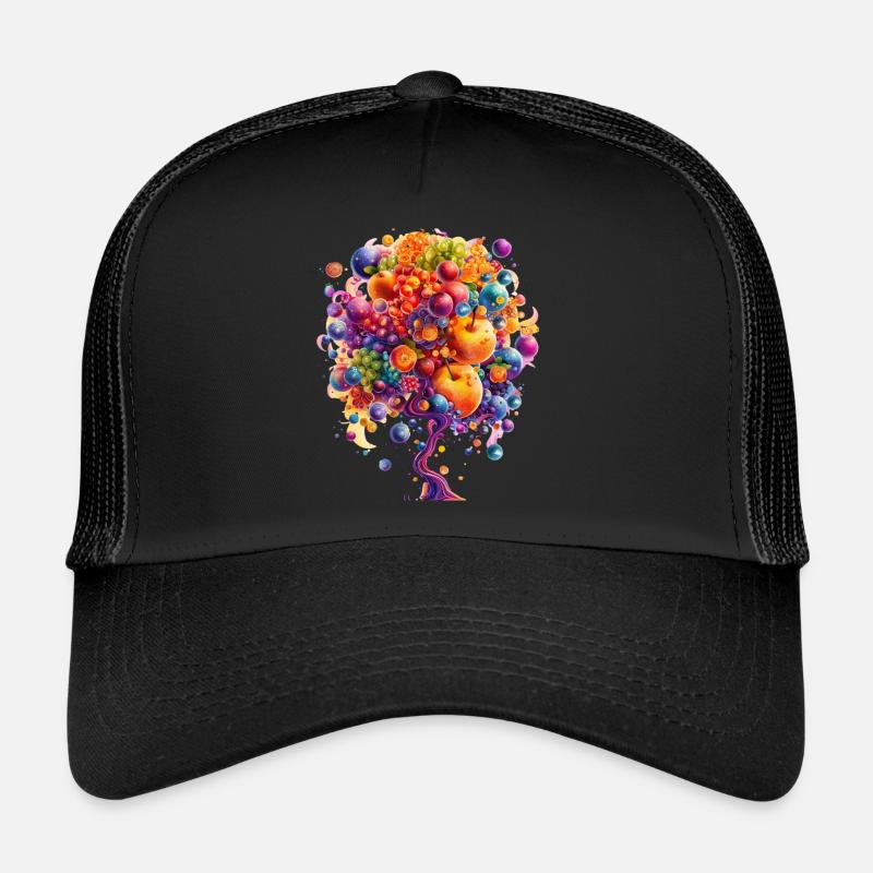 Explosion d’arbre du monde coloré Casquette trucker 