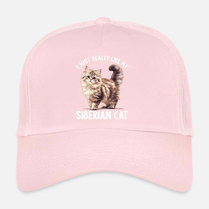 Chat Sibérien Sibirische Katze Casquette trucker 