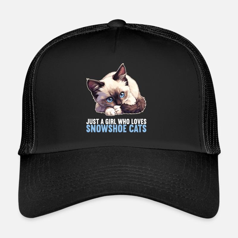 Chaton raquette Chat raquette Casquette trucker 