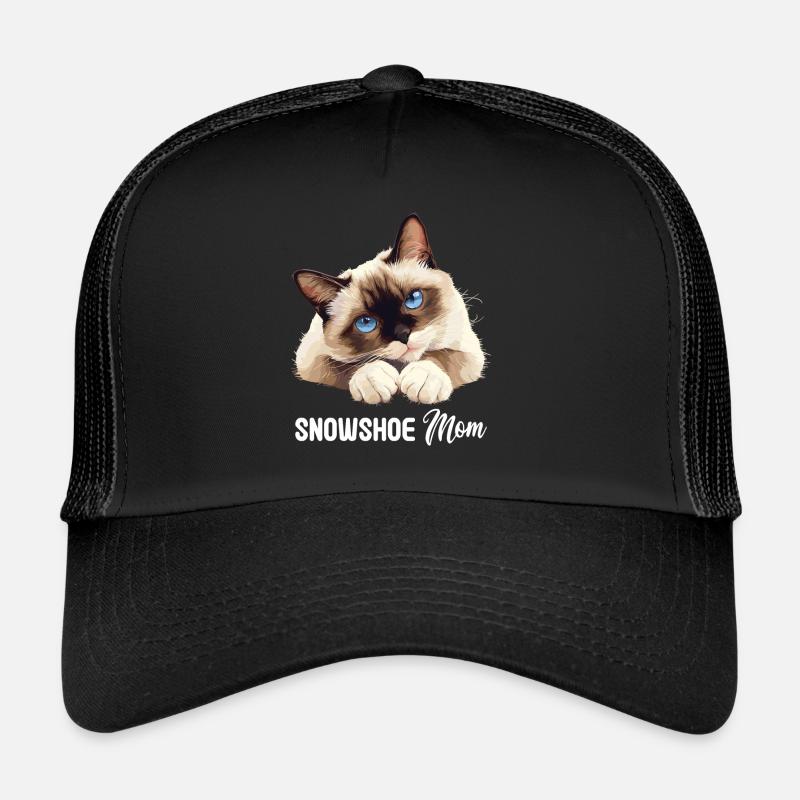 Snowshoe Kitten Snowshoe Cat Trucker Cap
