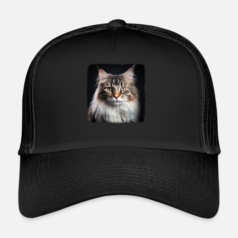 Chat Sibérien Sibirische Katze Casquette trucker 