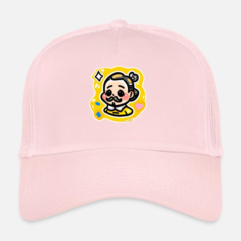 Shakespeare Chibi Guy Trucker Cap