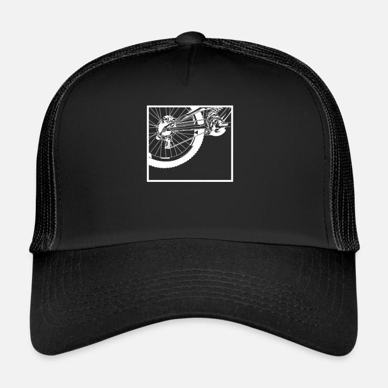 Roue arrière de vélo Casquette trucker 