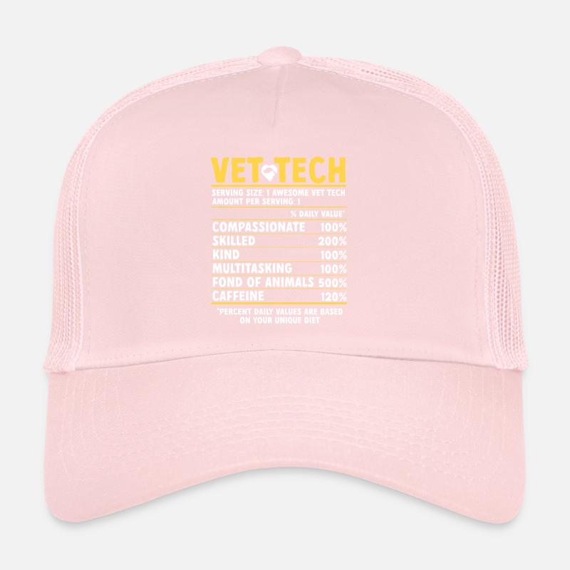 Vet Tech Veterinary Veterinary Technician Trucker Cap