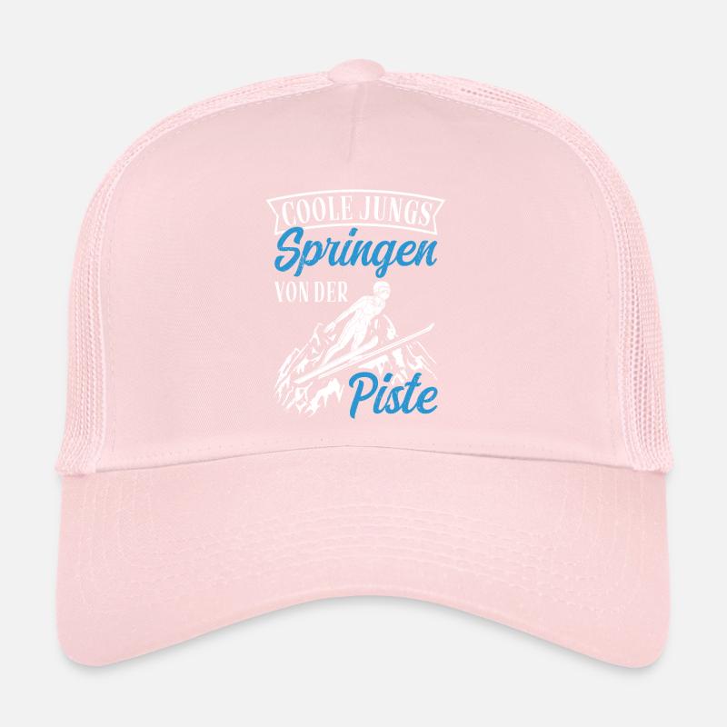 Cool Guys Sauter Des Pistes Vacances De Ski Skisp Casquette trucker 