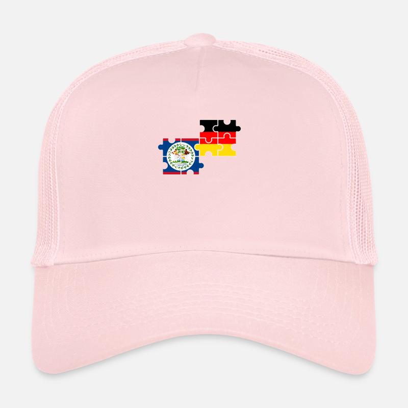 Belize Allemagne Drapeau Belizer Casquette trucker 