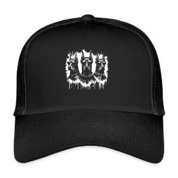 Doberman Pinscher Doberman Lover Dog Owner - Trucker Cap - black/black - Front