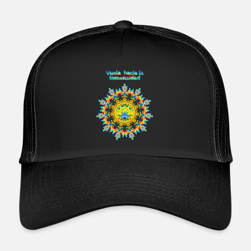 Fliege in die Weite - Trucker Cap - Schwarz/Schwarz