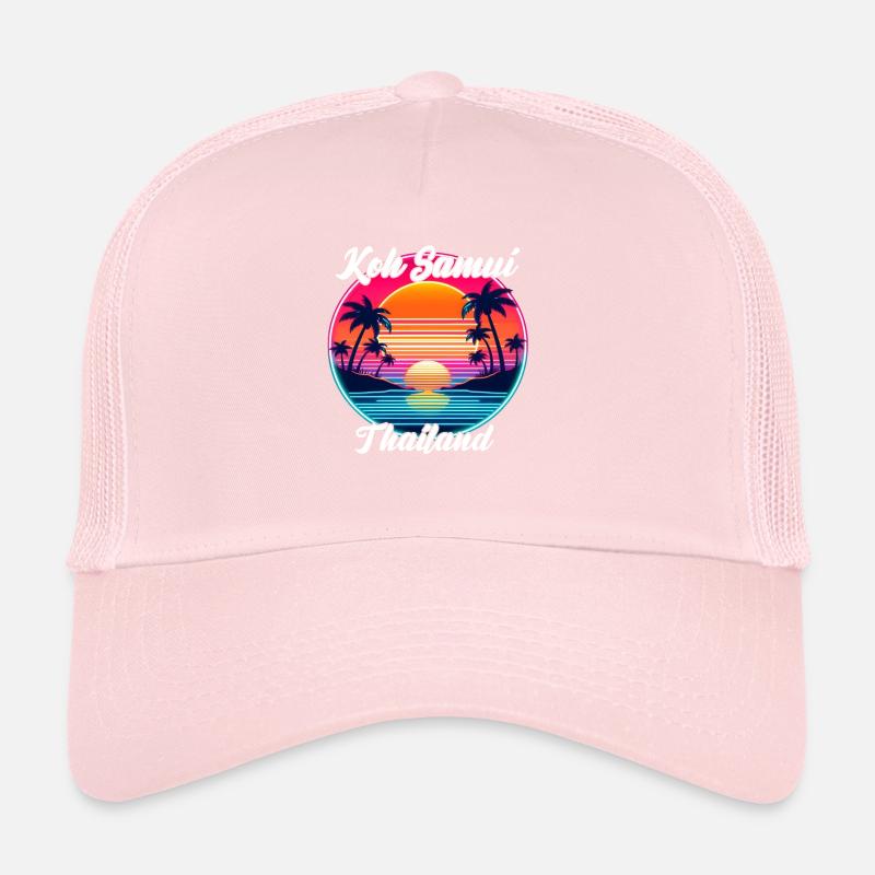 Coucher de soleil sur Koh Samui Casquette trucker 