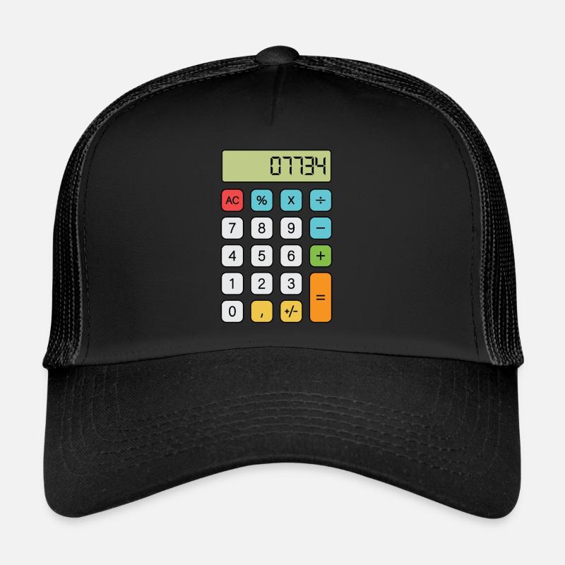 Hallo Rechner - Trucker Cap - Schwarz/Schwarz